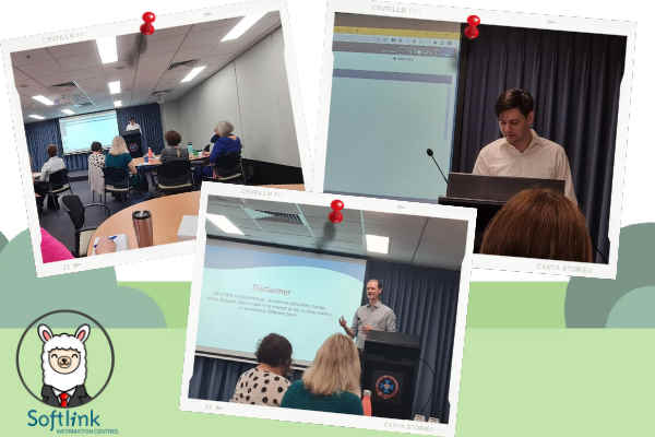 Collage of photos from Brisbane User Group Meeting