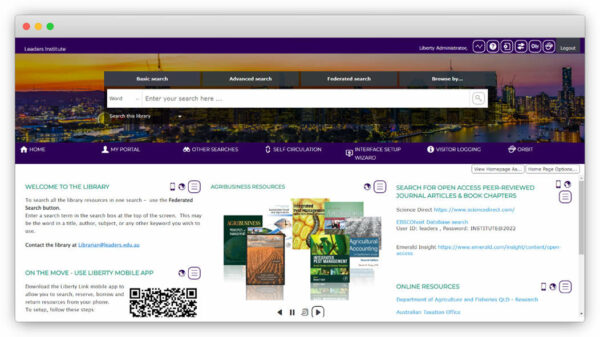 Leaders Institute Library Homepage