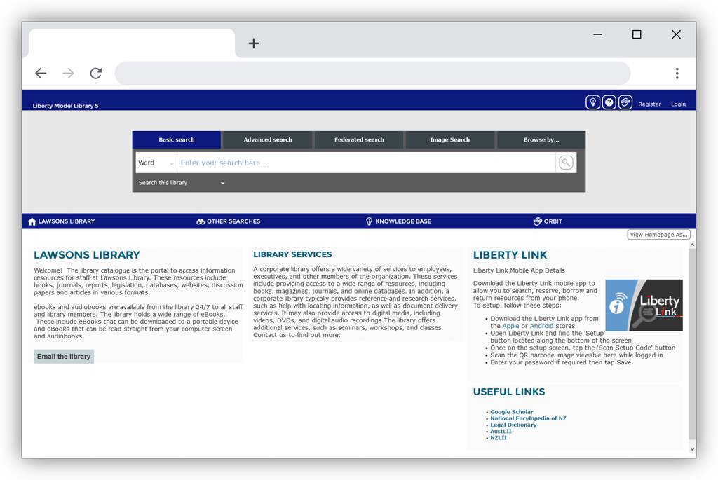 OPAC - Before Enhancement