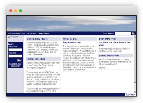 Softlink Liberty v3 screenshot